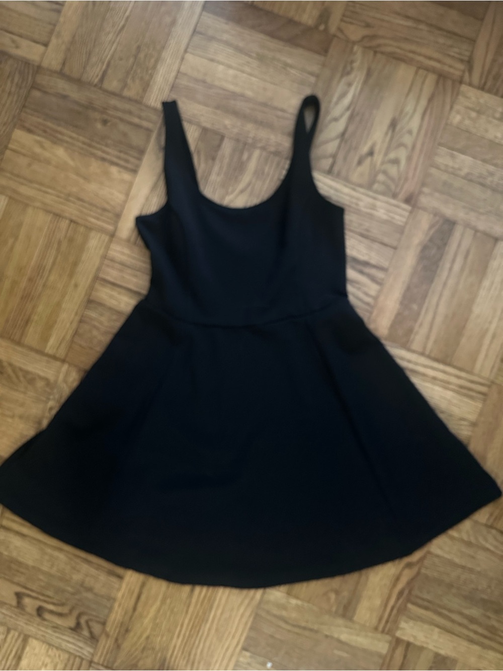 H&M Divided Black Skater Dress - US 12 - NWOT